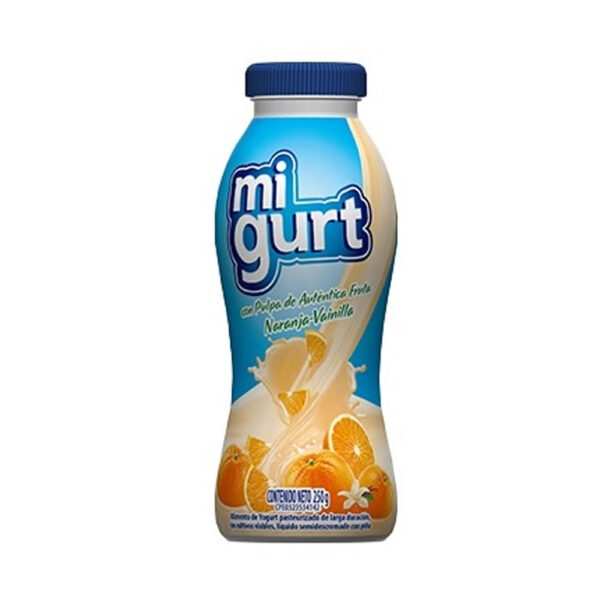 YOGURT FRUTA NARANJA V-MIGURT 750GX12UND