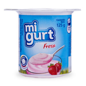 YOGURT SABOR FRESA MIGURT 125GX24UND