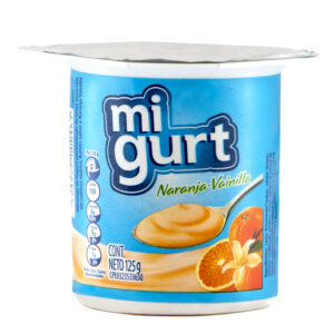 YOGURT SABOR NARANJA V-MIGURT 125GX24UND