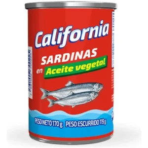CALIFORNIA SARDINA EN ACEITE 170Gx20UN