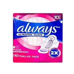 ALWAYS TOALLAS ULT SUAVE DIA 45GX24UN
