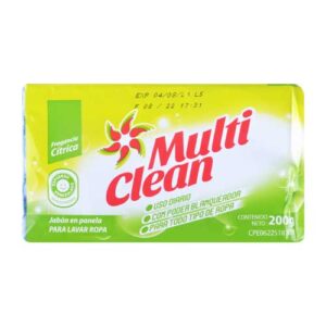 MULTI CLEAN JABON FRAG CITRICA 200Gx44UN