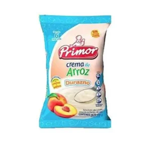 PRIMOR CREMA DE ARROZ DURAZNO 450Gx24UN