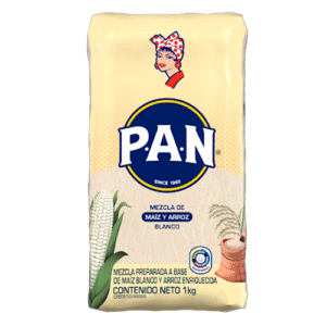PAN MEZCLA MAIZ BLANCO Y ARROZ 1KGx20UN
