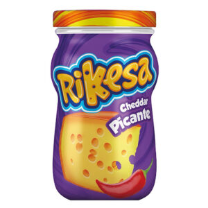 RIKESA QUESO CHEDDAR PICANTE 200Gx18UN