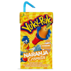 YUKY-PAK NARANJA CREMITA LD 250MLx24UN